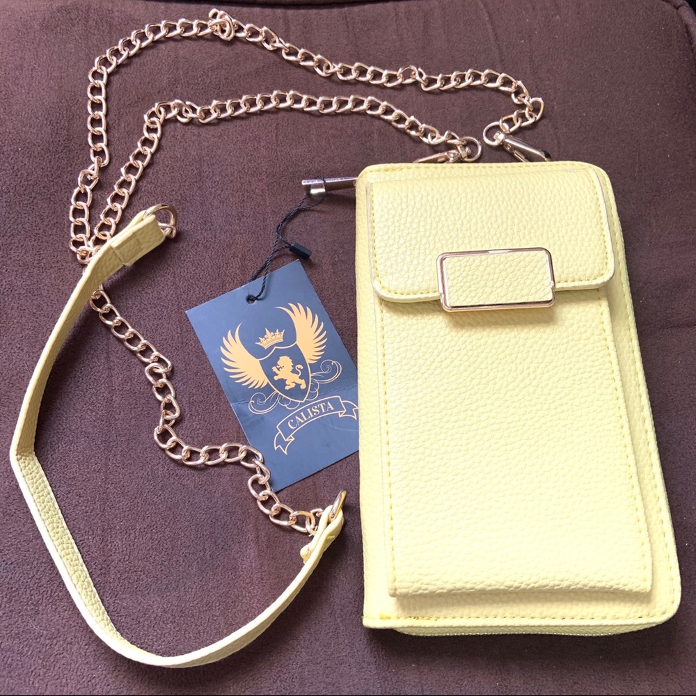 NWT Women’s Calista Yellow Wallet